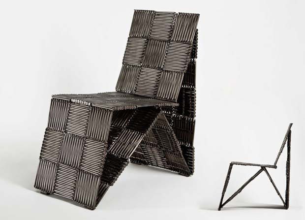 Cadeira Pregos, design Leo Capote